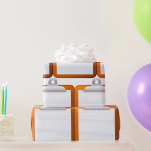 Regalo Papel En Una Tabla De Escritura