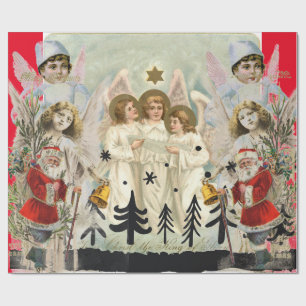 Regalo Papel envuelto Angel de Navidades de Collage origi