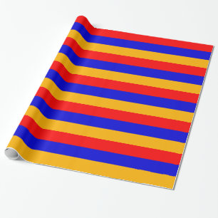 Regalo Papel envuelto con bandera de Armenia