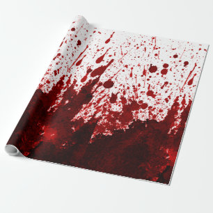 Regalo Papel envuelto de 60lb Roll Splatter Vampiro Go