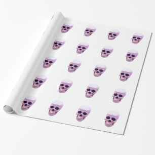 Regalo Papel envuelto de arte pop violeta morado