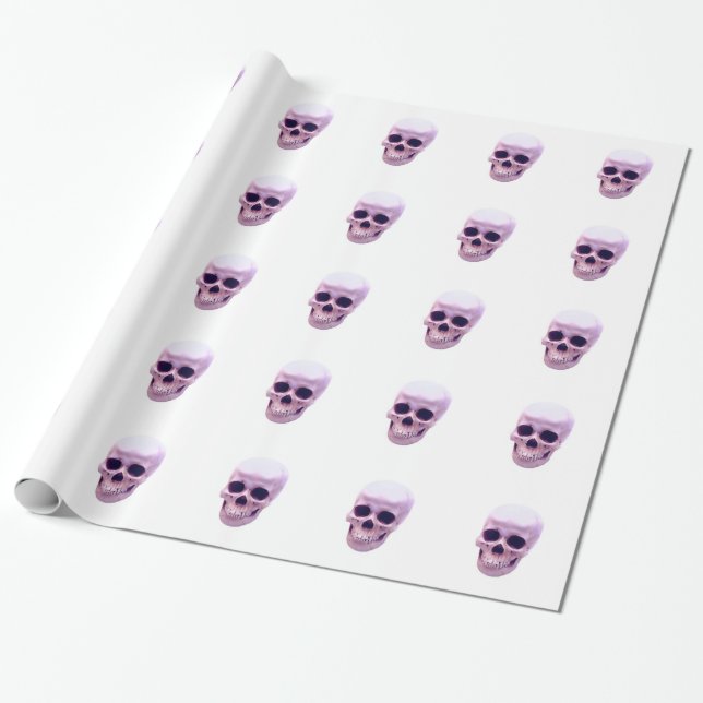 Regalo Papel envuelto de arte pop violeta morado (Desenrollado)