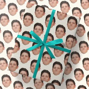 Regalo Papel envuelto de cara divertida o Mascota Photo E