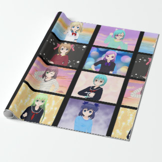 Regalo Papel envuelto de Chicas animales