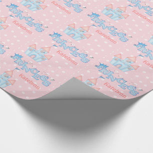 Regalo Papel envuelto de cumpleaños de la princesa