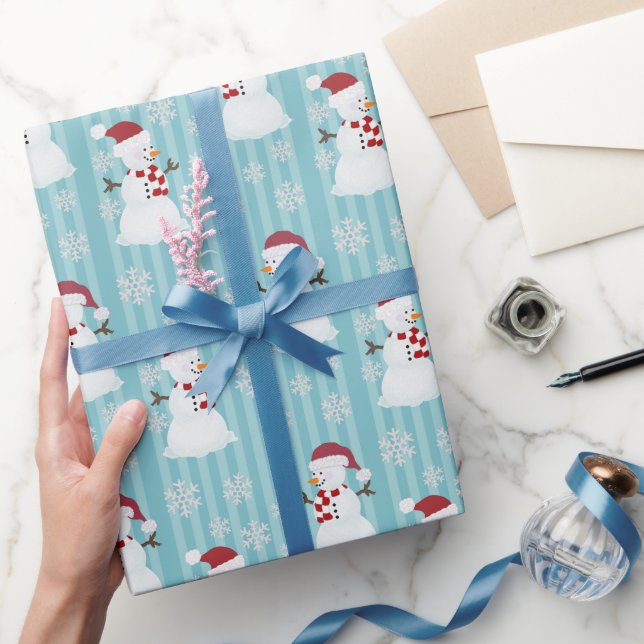 Regalo Papel envuelto de los navidades Snowman (Regalar)