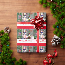 Regalo Papel envuelto de los patriotas de los Navidades d
