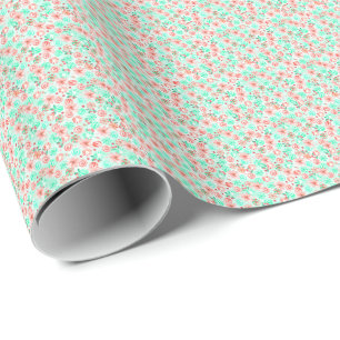 Regalo Papel envuelto de Navidades de candía de menta