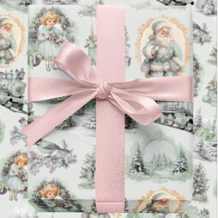 Regalo Papel envuelto de Navidades de la Antigua Victoria