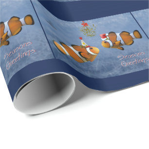 Regalo Papel envuelto de Navidades pescadores - Navidades