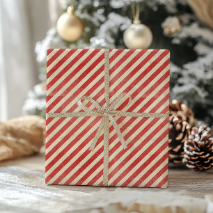 Regalo Papel envuelto de Navidades rojos tradicionales