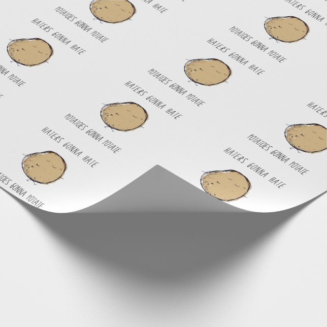 Regalo Papel envuelto de papas (Esquina)