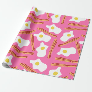 Regalo Papel envuelto de pino y huevos