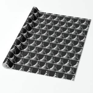 Regalo Papel envuelto de raven pájaros Papel salvaje