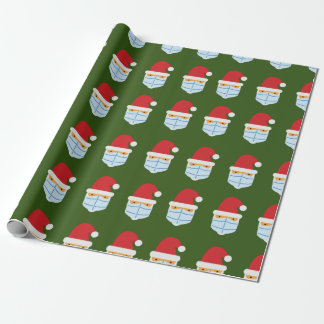 Regalo Papel envuelto de Santa Maskmas