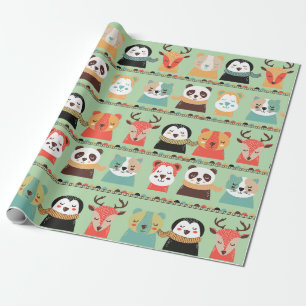 Regalo Papel envuelto de Woodland Whimsy Buddies