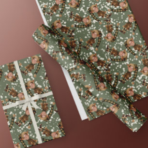 Regalo Papel envuelto Elf de los Navidades de fotos de ca