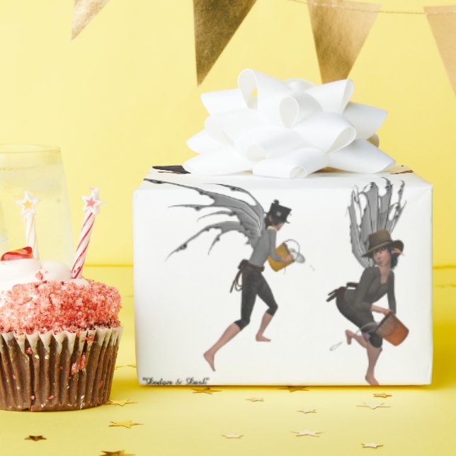 Regalo Papel envuelto en fábricas de doble lluvia (Fiesta de cumpleaños )