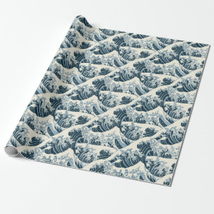Regalo Papel envuelto - La ola de Hokusai