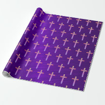 Papel envuelto para Navidades crucifijos de Reliev