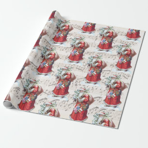 Regalo Papel envuelto para Navidades de música de Santa 
