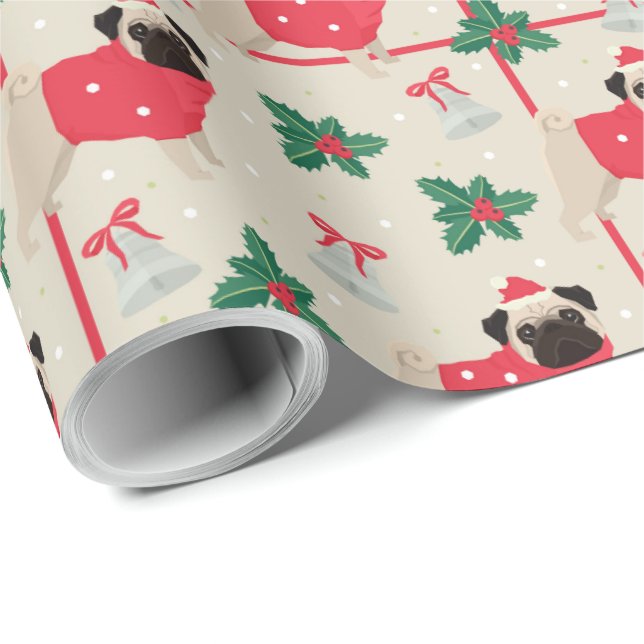 Regalo Papel envuelto para Navidades de peluche (Esquina del rollo)