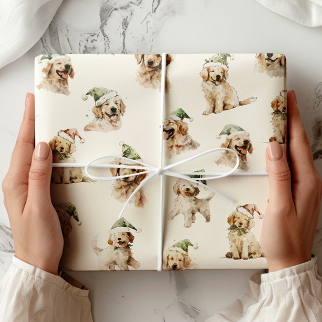 Regalo Papel envuelto para Navidades de perro (Subido por el creador)