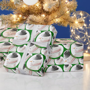 Regalo Papel envuelto para Navidades de Snowman en Norueg