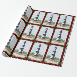 Regalo Papel envuelto para Navidades del faro de Cape Loo