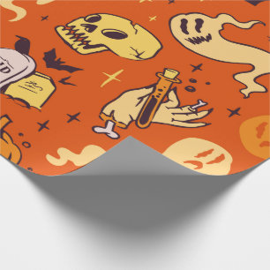 Regalo Papel espeluznante de Halloween