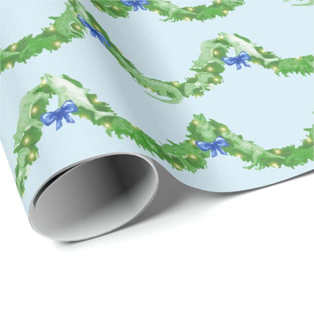Regalo Papel festivo de depredadores ocultos (Esquina del rollo)