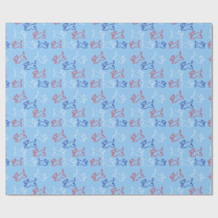 Regalo Papel Giftwraping de arte de perro - Personalizar 