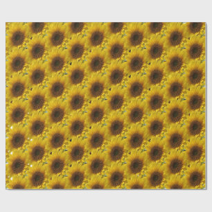 Regalo Papel girasol de envoltura mate