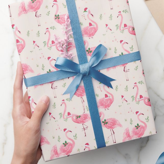 Regalo Papel navideño de flamenco  (Subido por el creador)