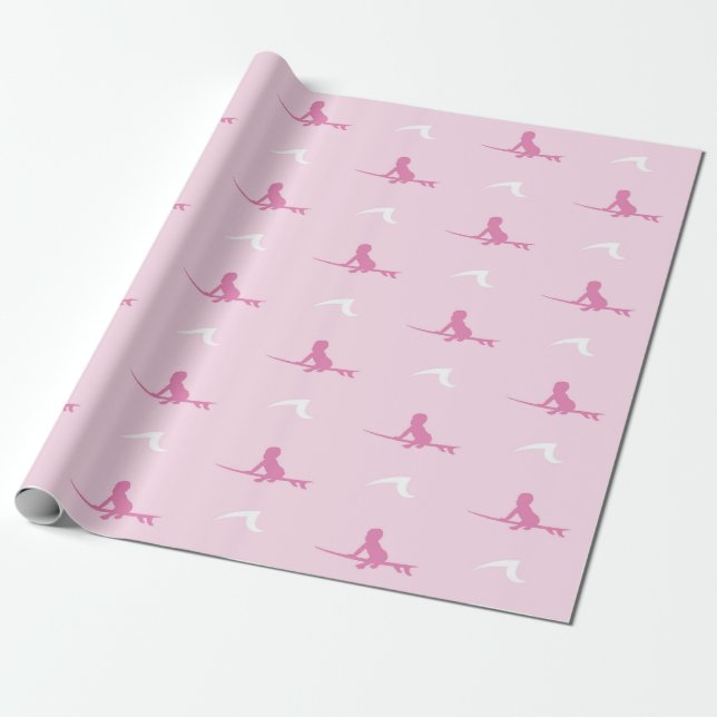 Regalo Papel para envolver a bebé de Surf (Desenrollado)