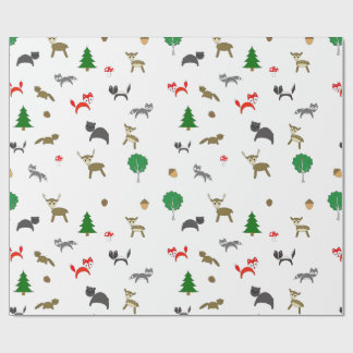 Regalo Papel para envolver animales de la Selva Bebé