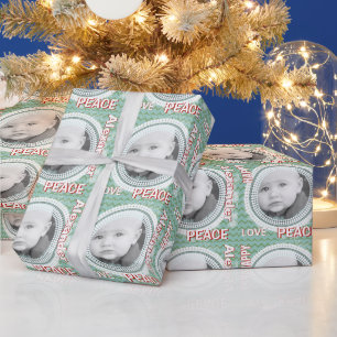 Regalo Papel para envolver foto de bebé SNOWFLAKE persona