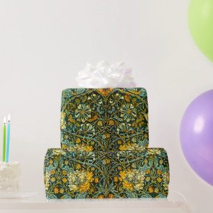 Regalo Papel pintado floral de madreselva Gold de William