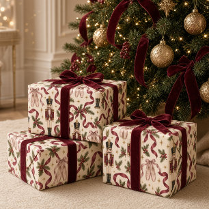 Regalo Papel pintado vintage de ballet Cascanueces Burgun