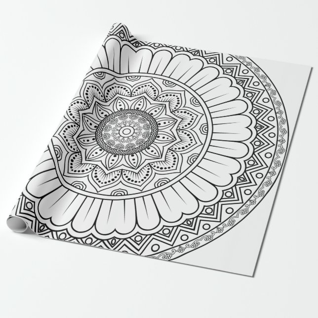Regalo Papel tapiz de rosette mandala (Desenrollado)