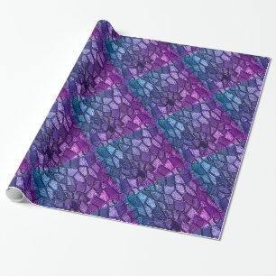 Regalo Papel ultravioleta de vidrio mosaico