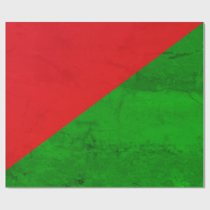 Regalo Papel verde rojo de ajuste