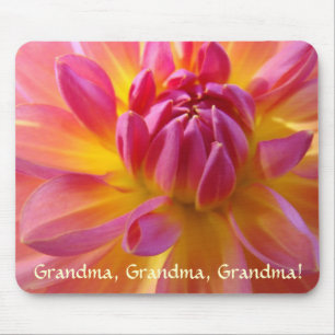 Regalo para ABUELA Alfombrilla de ratón Flores de 