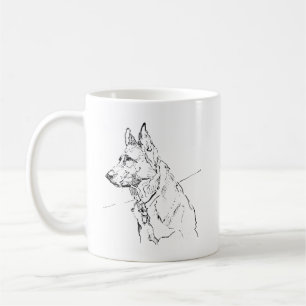 Regalo para Amante de Perros, Taza de Café Pastor 