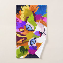 Regalo para amantes de gatos con arcoíris vibrante