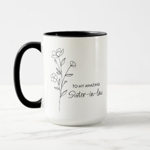 Regalo para Cuñada Taza Cuñada Hermana de