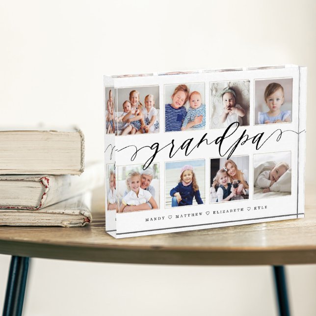 Regalo para el abuelo | Collage de fotos de los ni (Subido por el creador)