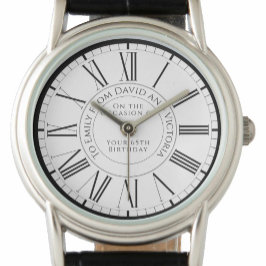 Regalo para hermana en su reloj de cumpleaños