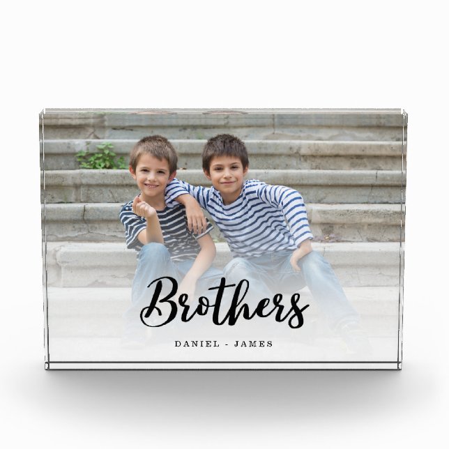 Regalo Para Hermanos Foto Keepsake (Anverso)