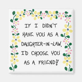 Regalo para Hija-en-la-Ley - Imán de citas